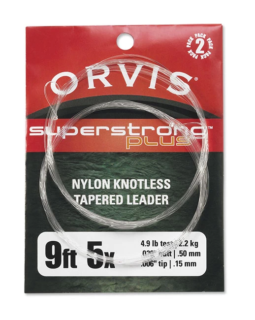 Orvis 2 Pack Super Strong Plus Leaders 9ft 3 Orvis 2 Pack Super Strong Plus Leaders 9ft