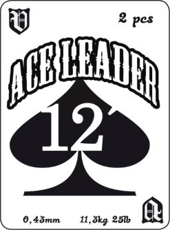 Vision ACE Tapered Leader 12ft - 2 Pieces