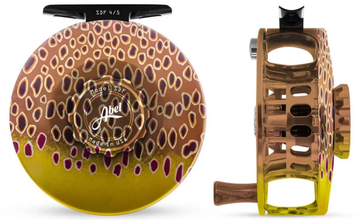 Abel SDF Solid Classic Brown Trout #4/5 Reel 3 Abel SDF Solid Classic Brown Trout #4/5 Reel