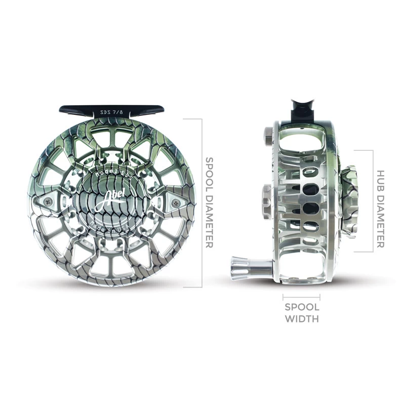 Abel SDS Ported Bonefish #7/8 Reel 5 Abel SDS Ported Bonefish #7/8 Reel - Afbeelding 3