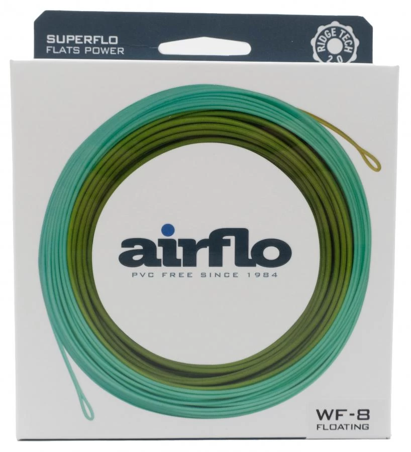 Airflo Ridge 2.0 Flats Power Sea Grass/Aqua WF Floating Fly Line 3 Airflo Ridge 2.0 Flats Power Sea Grass/Aqua WF Floating Fly Line