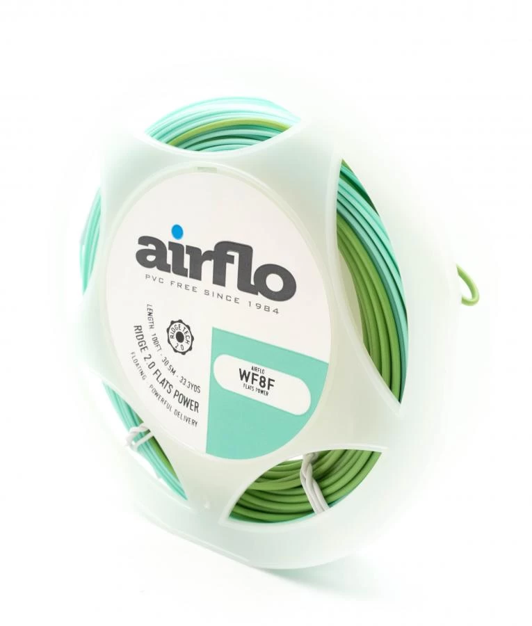 Airflo Ridge 2.0 Flats Power Sea Grass/Aqua WF Floating Fly Line 4 Airflo Ridge 2.0 Flats Power Sea Grass/Aqua WF Floating Fly Line - Afbeelding 2