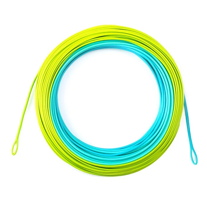 Airflo Super DRI Chard's Tropical Punch WF Floating Sky Blue/Yellow Fly Line 4 Airflo Super DRI Chard's Tropical Punch WF Floating Sky Blue/Yellow Fly Line - Afbeelding 2