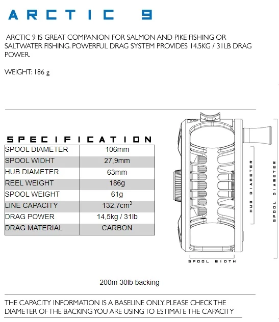 Alfa Arctic Reel Gun Smoke 15 Alfa Arctic Reel Gun Smoke - Afbeelding 13