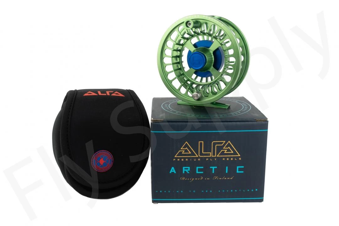 Alfa Arctic Reel Lime Green 4 Alfa Arctic Reel Lime Green - Afbeelding 2