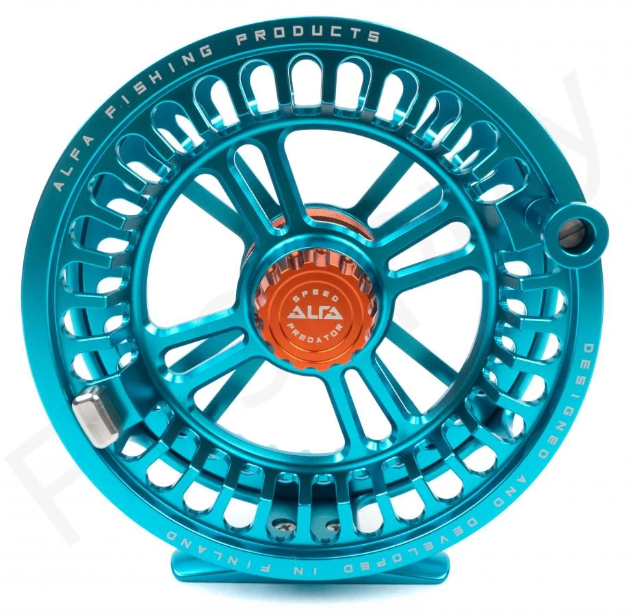 Alfa Arctic Speed Fly Reel Teal Blue 6 Alfa Arctic Speed Fly Reel Teal Blue - Afbeelding 4
