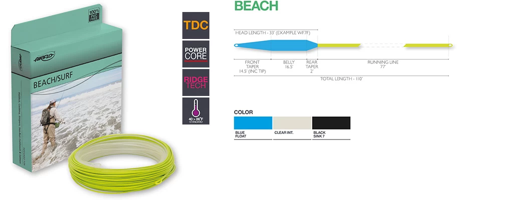Airflo Beach WF Fly Line 4 Airflo Beach WF Fly Line - Afbeelding 2