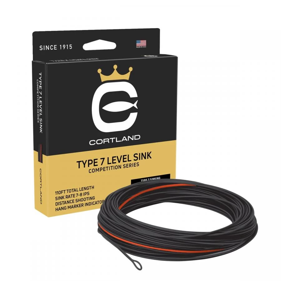 Cortland Competition Type 7 Level Sink Fly Line 3 Cortland Competition Type 7 Level Sink Fly Line