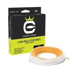 Cortland Long Belly Distance Floating WF Fly Line -Vissen Winkel Cortland Long Belly Distance Floating WF Fly Line CORT LONGBELLYDIS XXX longbellydistanceorangewhite
