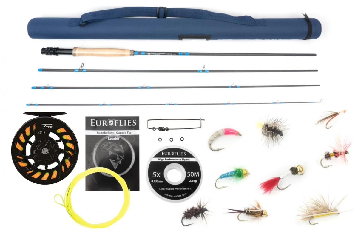 Euro Flies Access Nymph & Dry Complete Set #4 - 10ft 3 Euro Flies Access Nymph & Dry Complete Set #4 - 10ft