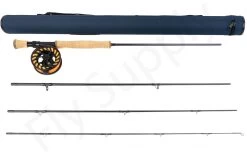 Vissen Winkel -Vissen Winkel Euro Flies Saltwater Professional Predator Complete Set 8 9ft EF SALTPROSET 8 90ft 1 met koker