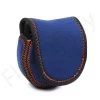 Euro Flies Sheep Skin Reel Bag Black/Blue 1 Euro Flies Sheep Skin Reel Bag Black/Blue -Vissen Winkel Euro Flies Sheep Skin Reel Bag BlackBlue EF REELPOUCH XXX reel bag