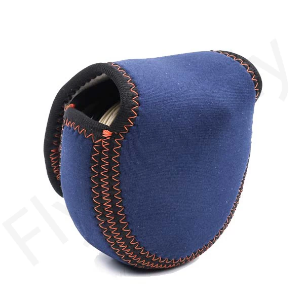 Euro Flies Sheep Skin Reel Bag Black/Blue 5 Euro Flies Sheep Skin Reel Bag Black/Blue - Afbeelding 3