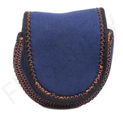 Euro Flies Sheep Skin Reel Bag Black/Blue 10 Euro Flies Sheep Skin Reel Bag Black/Blue -Vissen Winkel Euro Flies Sheep Skin Reel Bag BlackBlue EF REELPOUCH XXX reel bag3