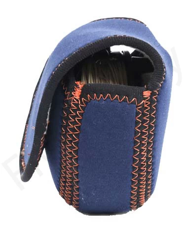 Euro Flies Sheep Skin Reel Bag Black/Blue 7 Euro Flies Sheep Skin Reel Bag Black/Blue - Afbeelding 5