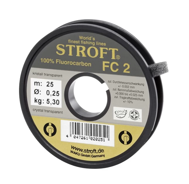 Stroft Fluorocarbon 2 Tippet 25M 3 Stroft Fluorocarbon 2 Tippet 25M