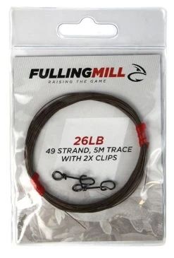 Fulling Mill Trace Wire 26lb 49 Strand