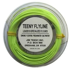 Jim Teeny Small Streamer Floating WF Chartreuse Fly Line
