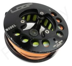 Loop Model 4 Salmon Reel Including Spare Spool - DEMO Model -Vissen Winkel Loop Model 4 Salmon Reel Including Spare Spool DEMO Model LOOPDEMO REELSPOOL dsc06739