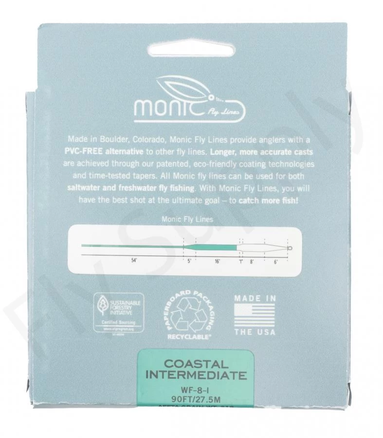 Monic Coastal Intermediate Ghost Tip Fly Line 5 Monic Coastal Intermediate Ghost Tip Fly Line - Afbeelding 3