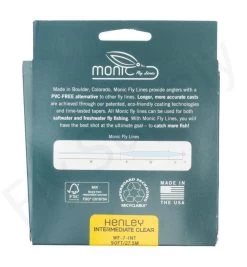 Monic Henley Intermediate Clear Fly Line -Vissen Winkel Monic Henley Intermediate Clear Fly Line NFD338 XXX henley intermediate clear saltwater achterkant