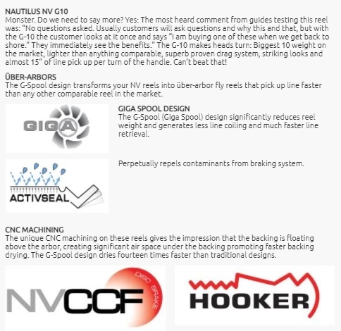 Nautilus NV-G Series Fly Reel 9 Nautilus NV-G Series Fly Reel - Afbeelding 7