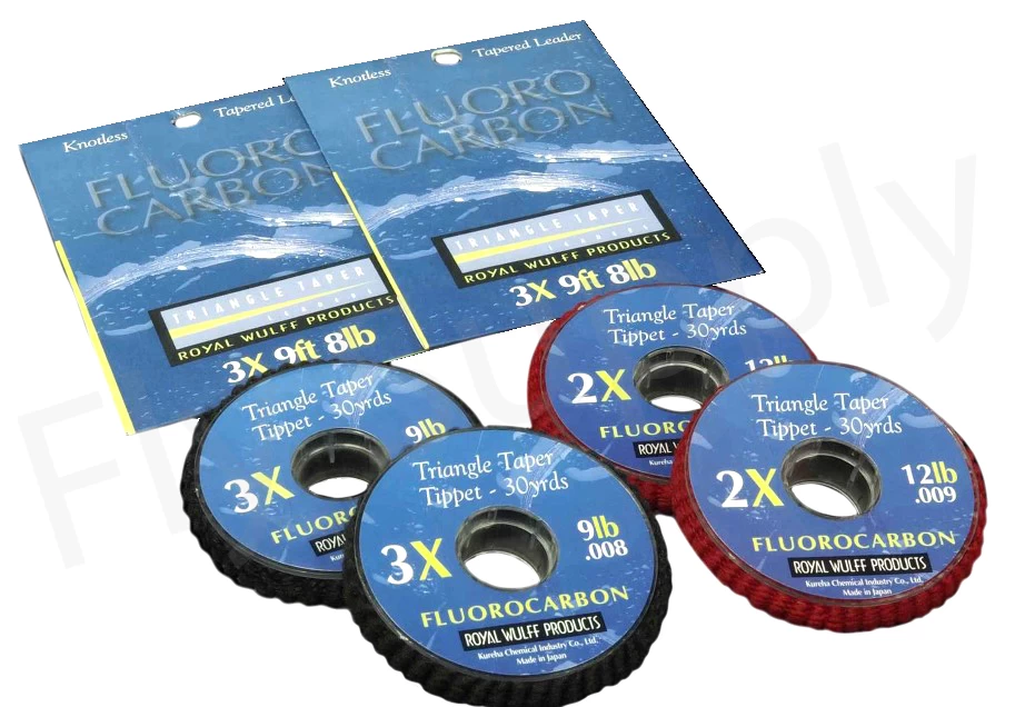 Royal Wulff Triangle Taper Fluorocarbon Tippet 30 Yrds 3 Royal Wulff Triangle Taper Fluorocarbon Tippet 30 Yrds