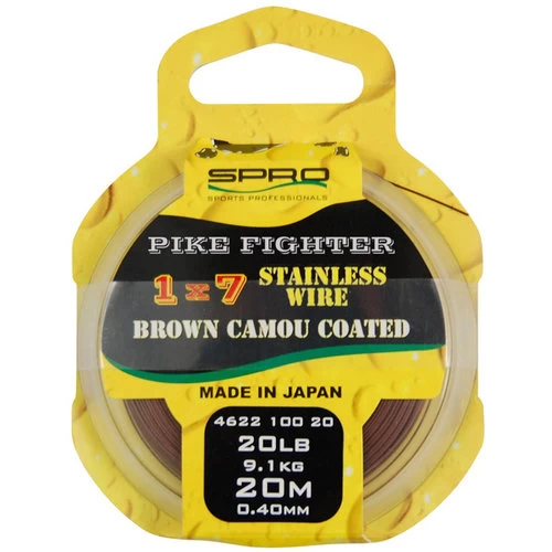 SPRO Pike Fighter Brown Camo 1x7 Stainless Wire 3 SPRO Pike Fighter Brown Camo 1x7 Stainless Wire