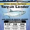 Frog Hair Deep Blue Tarpon Shock 9,5ft Leader -Vissen Winkel TArpon20Shock