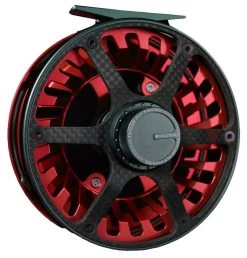 Taylor Revolution Z Fly Reel -Vissen Winkel Taylor Revolution Z Fly Reel NFD835 GREY XXX ruby red