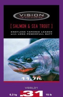 Vision Salmon & Seatrout Leader 11,7ft - 350 Cm