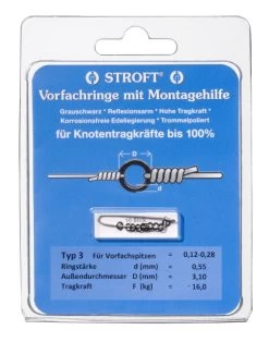 Stroft Tippet Rings 10pc On Clip 8 Stroft Tippet Rings 10pc On Clip -Vissen Winkel Vorfachringe3