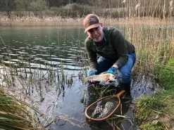 Winston PURE Fly Rod -Vissen Winkel daniel20met20regenboog20forel20medium