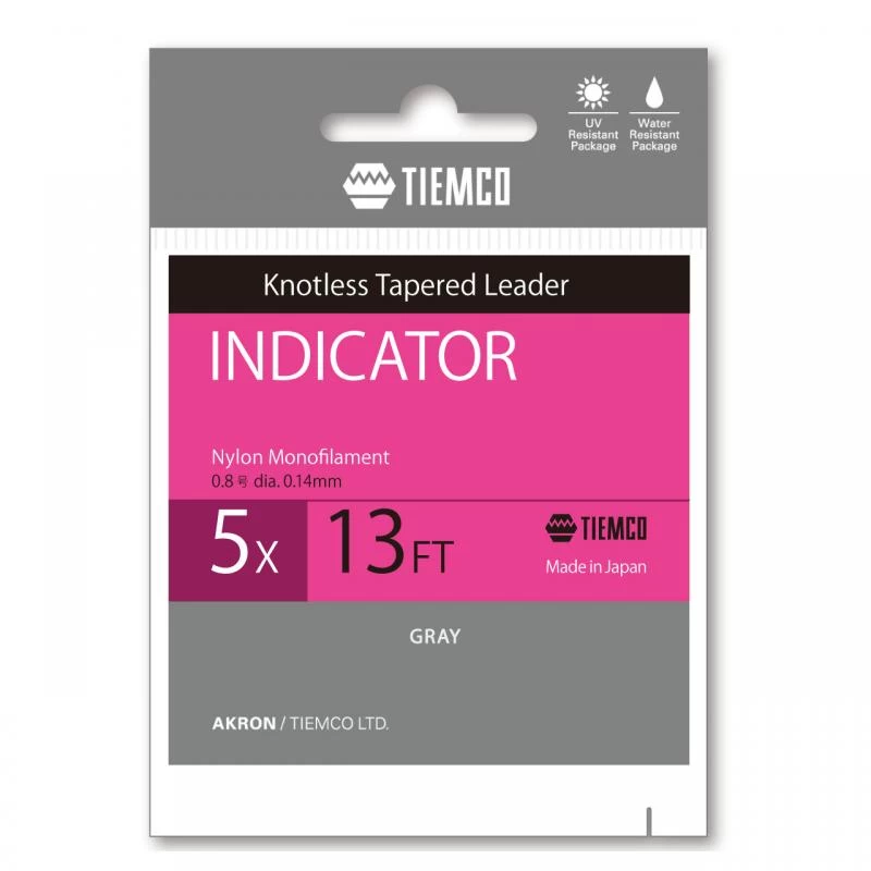 Tiemco Akron Indicator Leader 13ft - 4m 3 Tiemco Akron Indicator Leader 13ft - 4m