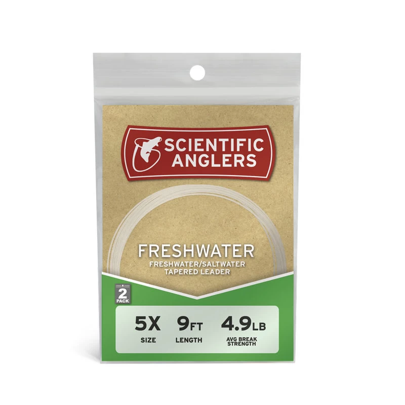 Scientific Anglers Freshwater Leader 2-Pack 3 Scientific Anglers Freshwater Leader 2-Pack
