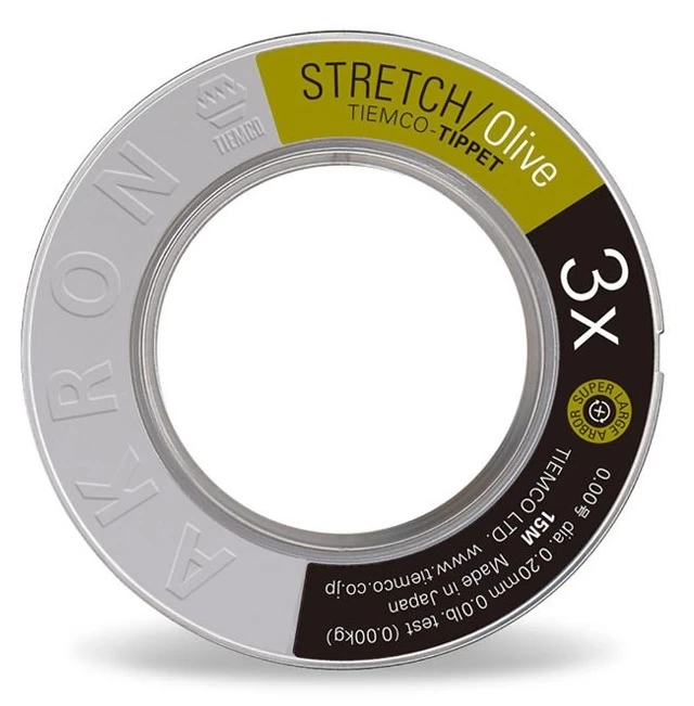 Tiemco Akron Stretch Tippet 3X - 0,20mm 3 Tiemco Akron Stretch Tippet 3X - 0,20mm
